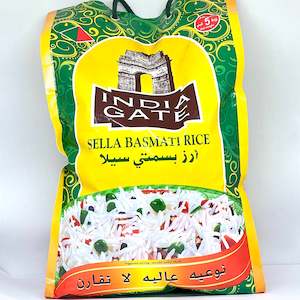 Rice Flour: INDIA GATE Sella Basmati Rice 5kg