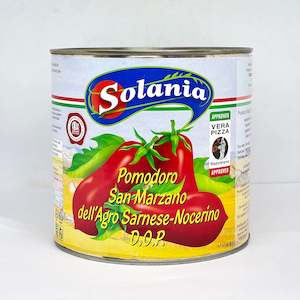 Tomatoes: SOLANIA 'San Marzano' Whole Peeled Tomato 2.55kg