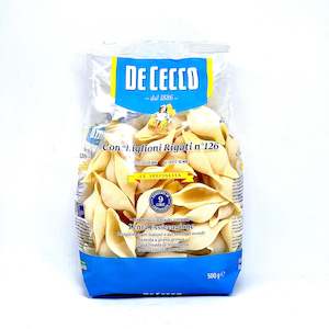 DECECCO Conchiglioni Rigati Pasta 500g