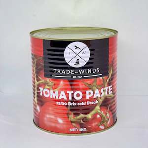 Tomatoes: TRADEWINDS Tomato Paste 28/30 Brix Cold Break 3kg