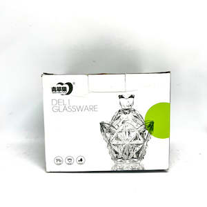 Glassware: DELISOGA Crystal Bowl w/ Lid TG21