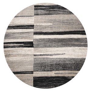 Round Rugs: Celestial 7866 Grey Round