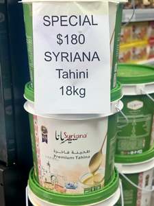 Tahini: SYRIANA Sesame Tahini 18kg