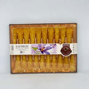 Sweets Desserts: KASRA Saffron Nabat w/ Stick 300g