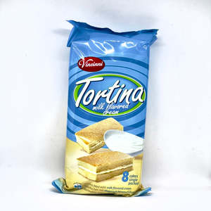 VINCINNI Tortina Sponge Cake filled w/ Milk Flavoured 200g