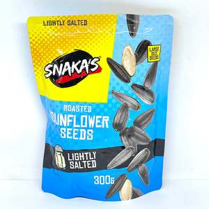 Edible Seeds: SNAKAS Sunflower Seeds Lightly Salted 300g