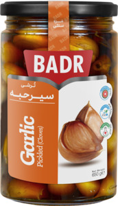 Pickles: BADR Brown Garlic Pickle Clove 650g