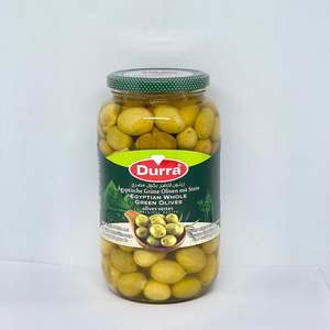 DURRA Egyptian Whole Green Olives Tvahy 1.3kg