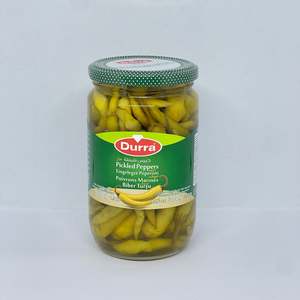 Pickles: DURRA Pickled Peppers Hot 600g