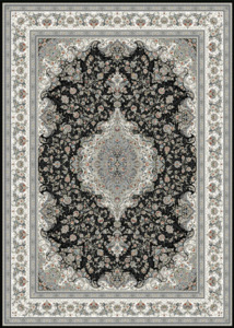Shahrya Navy Traditional Area Rug