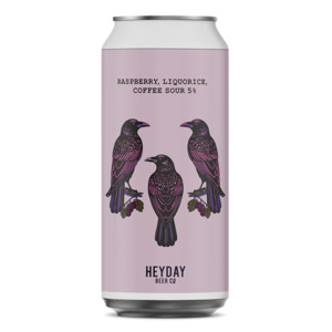 Raspberry Licorice & Coffee sour 440ml Heyday Beer