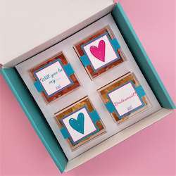 Ready To Go Boxes: Bridesmaid Proposal 4 Cubes