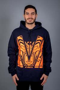 Basic Hoodie: Maori Unisex Hoodie Orange [Hi-Vis]