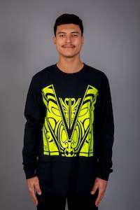 Mens Maori: Maori Unisex Longsleeve Yellow [Hi-Vis]