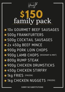 Products: Family Meat Pack