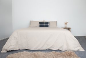 ESSENTIALS Latte Duvet Cover - Hiber-Nation Linen