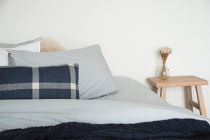 ESSENTIALS Steely Blue Duvet Set - Hiber-Nation Linen