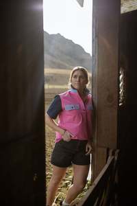 Alice Workshirt in Pink and Navy