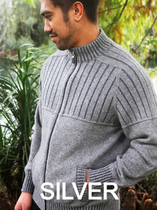 Products: Men's Full Zip Jacket w Pockets (9822) possum merino