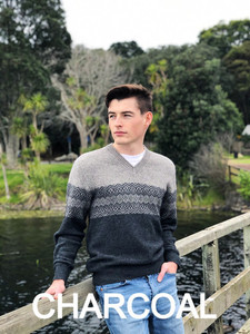 Products: Men's Ski Sweater (9818) possum merino