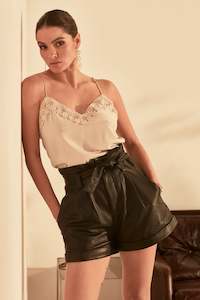 Camisole: VINTAGE LACE CAMI - SAND