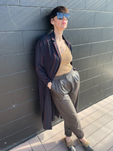 Leather: PERNILLE LEATHER TROUSER