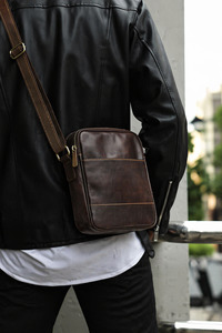 Cowhide Bags: Paulo - Italian Unisex Crossbody