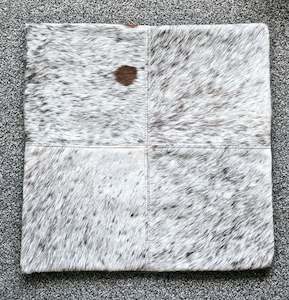 Cushion: LARGE Cushion Cover - Jersey Brown & White