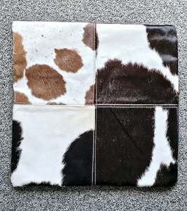 Cushion: LARGE Cushion Cover - Rustic Choc & White