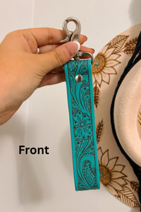Large Turquoise Key Fob