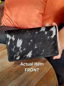 Zuri Slimline Wallet - B & W