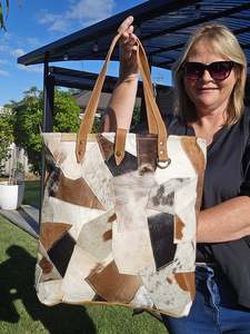 Sale: Carmen - Generous Cowhide Tote