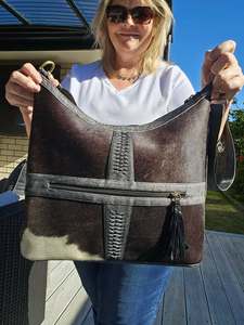 Cowhide Bags: Darcy - 1 of a Kind!!