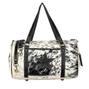Cowhide Bags: Briana Traveller - Star