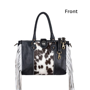 Cowhide Bags: Shelley Cowhide Handbag + Shoulder Strap