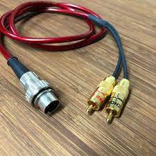 Chord Company - CrimsonPlus RCA pair to 4-pin DIN (1m) - interconnect