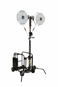 Mobile Lighting Tower Twin – 600W Portable LED Tower Light
