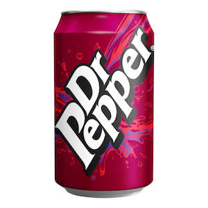 Drinks: Dr Pepper Can 330ml