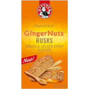 Bakers Gingernut Rusks 450g