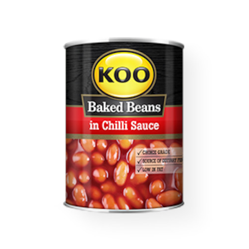 Koo Baked Beans in Chilli Sauce 420g