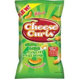 Willards Cheese Curls - Cheese & Onion 150g