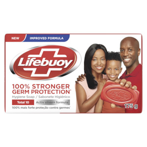 Personal Care: Lifebuoy Total 10 Red Soap Bar 175g