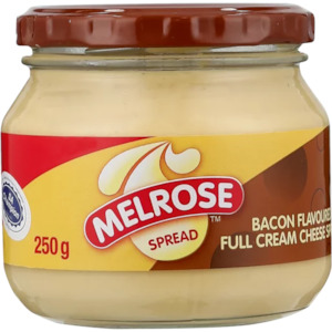 Spreads: Melrose Cheese Spread Bacon 250g