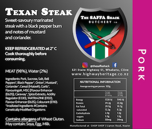 Texan Steak (Pork) / kg