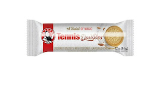 Biscuits And Crackers: Bakers Tennis Doubles - Coconut Cream Biscuit 125g