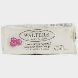 Christmas: Walters Cranberry & Almond Nougat 50g