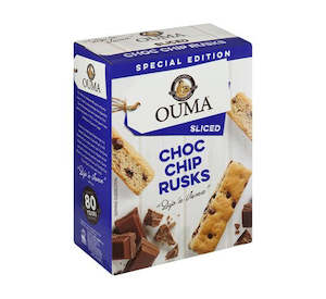 Rusks: Ouma Rusks Sliced Choc Chip 450g