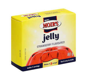 Baking And Cooking: Moir's Jelly Strawberry 80g