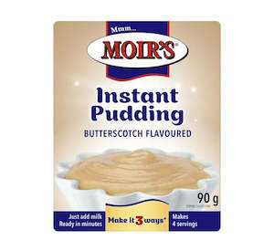 Baking And Cooking: Moir's Instant Pudding Butterscotch 90g