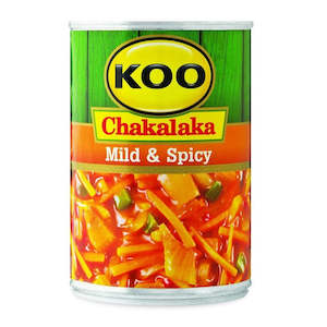 Canned Foods: Koo Chakalaka Mild & Spicy 410g